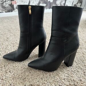 Black ankle high boots - never worn